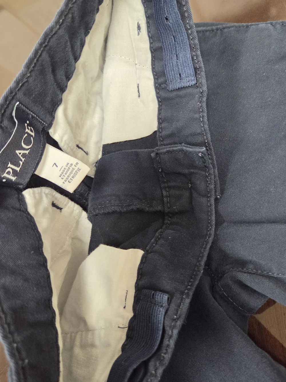 Children's Place Boys Navy Blue Chino Shorts